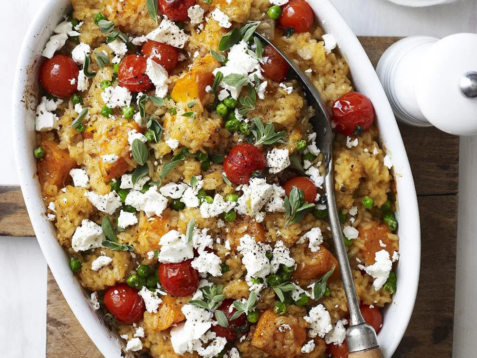 PUMPKIN, PEA & FETTA RISOTTO