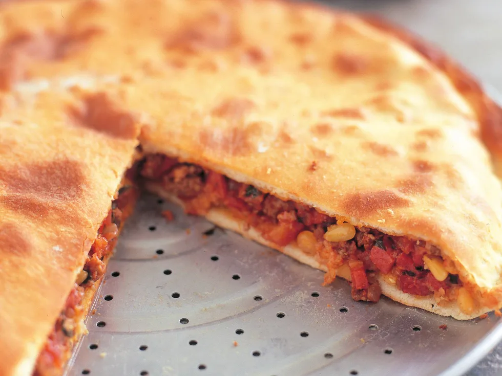 sicilian stuffed pizza