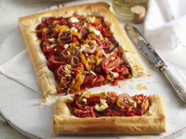 ROASTED Vegetable Fillo Tart