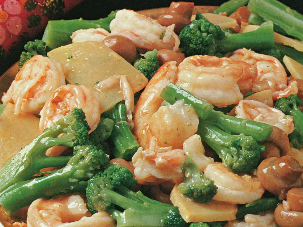 Braised Prawns with Vegetables