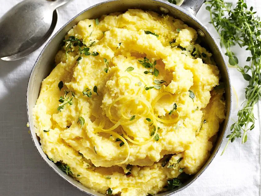 Lemon thyme polenta