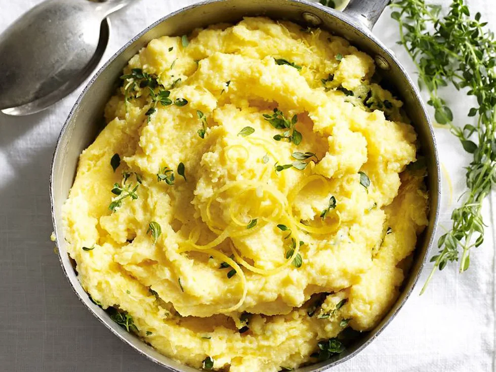 lemon thyme polenta