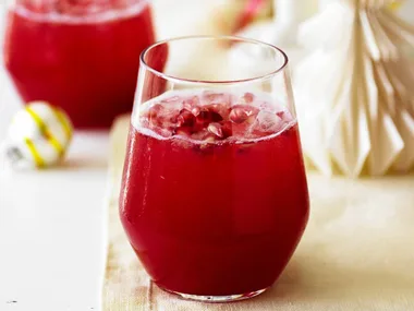 pomegranate and grapefruit refresher