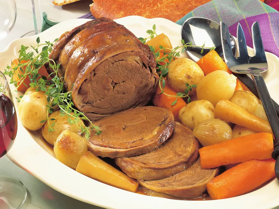 beef and vegetables with beer