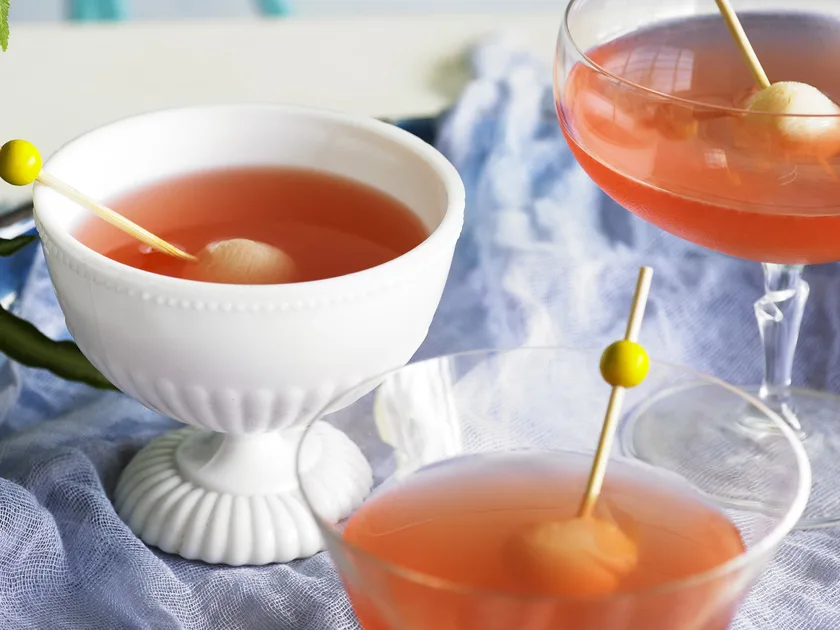 Lychee cocktails