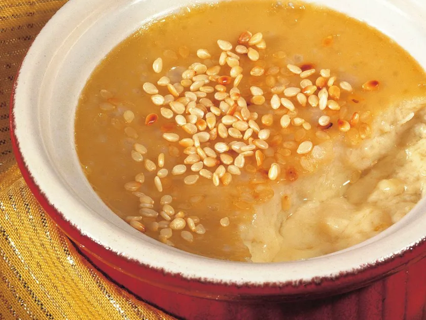 Sticky rice custard