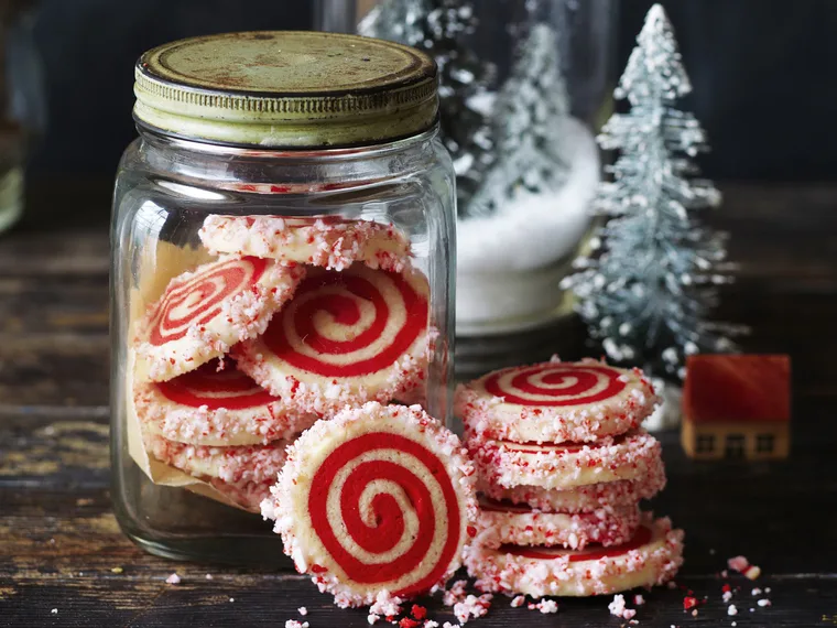 candy cane pinwheels