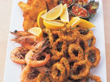 hot seafood platter