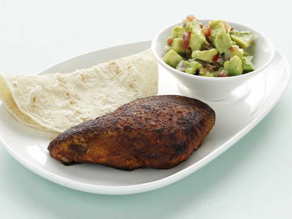 mexican-style chicken with salsa