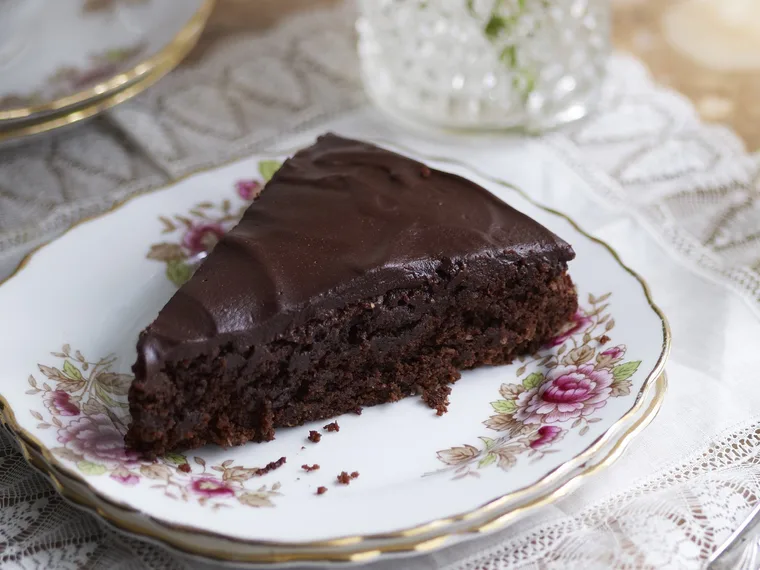 moist chocolate and coconut cake