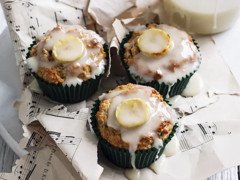 Wheaty banana muffins