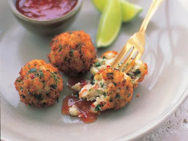 deep-fried prawn balls