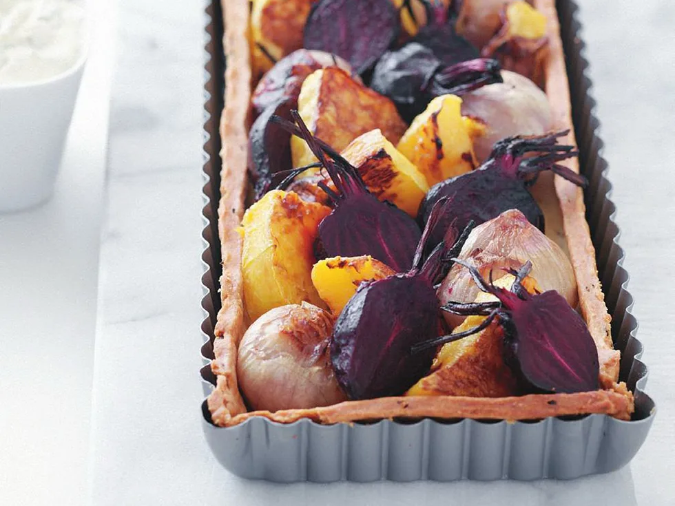 roasted vegetable tart