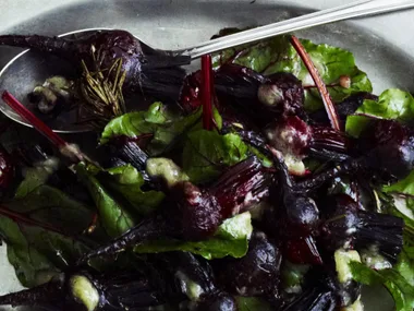 rosemary and pepper roasted beetroot