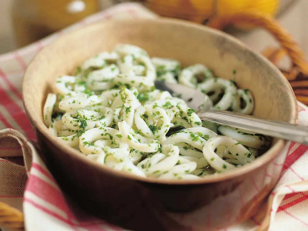 marinated calamari