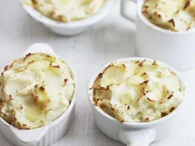 corn, mushroom, capsicum and potato puddings
