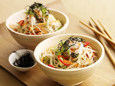 Prawn and soba noodle salad