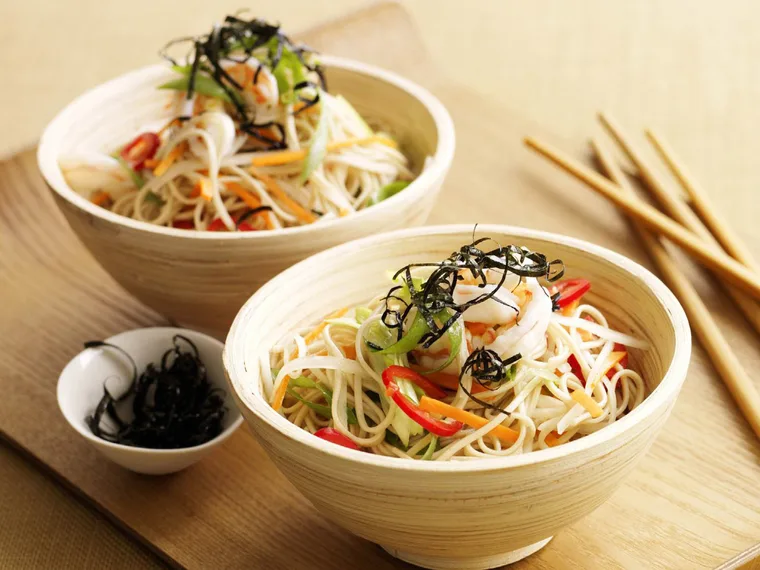 Prawn and soba noodle salad