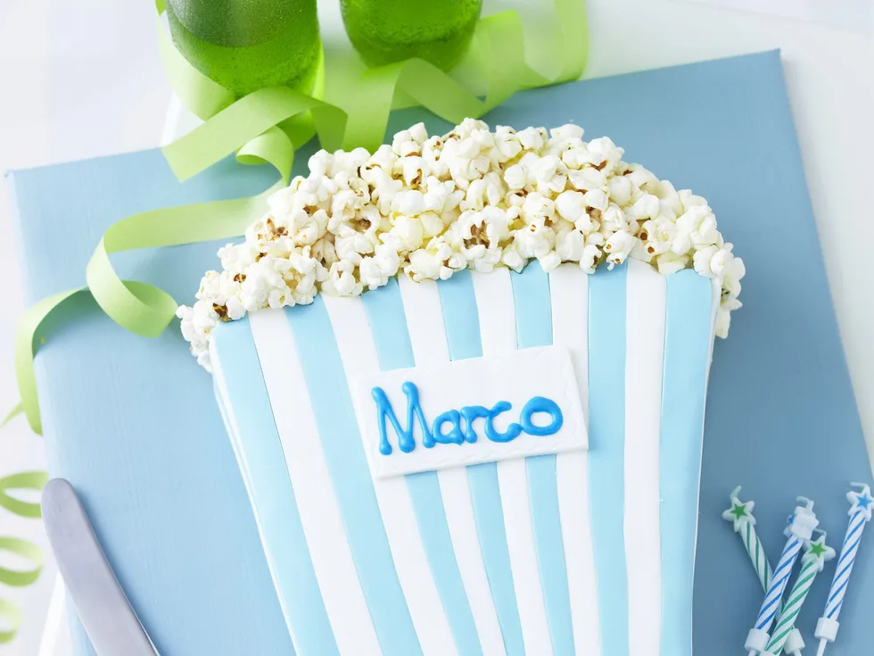 box of popcorn