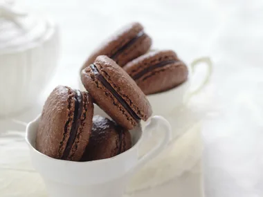black forest french macaroons