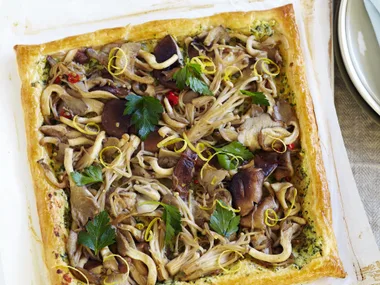 easy mushroom tart