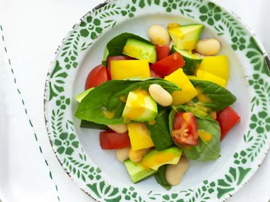 panzanella with radish sandwiches