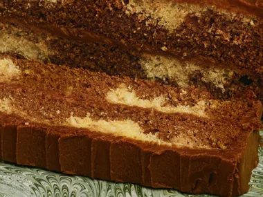 CHOC-ORANGE MARBLE CAKE