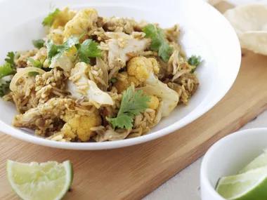 CHICKEN, LENTIL AND CAULIFLOWER PILAF