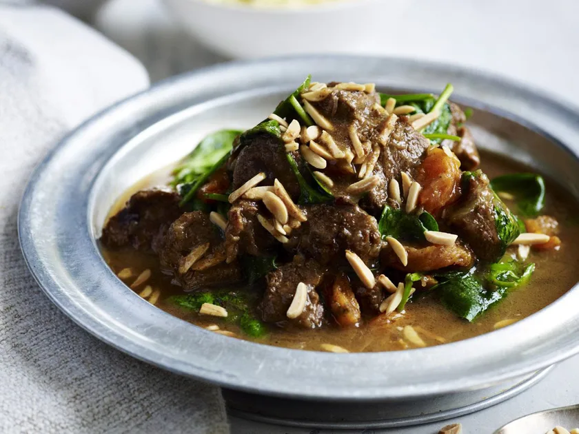 Lamb and apricot tagine