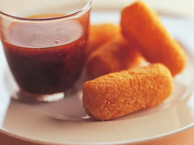 deep-fried mozzarella sticks