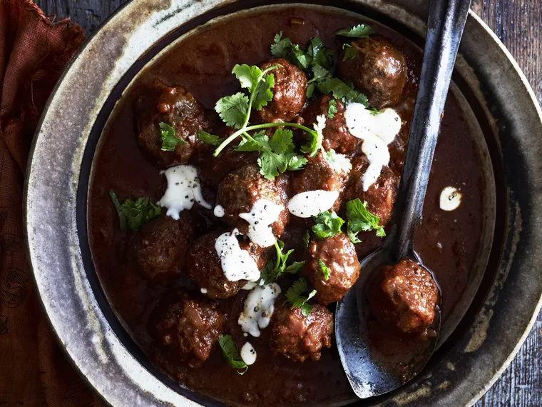 moroccan beef meatballs
