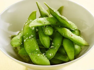 edamame with sumac