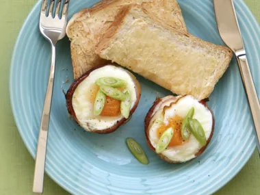 pancetta and eggs