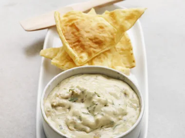 Blue cheese and caramelised onion dip