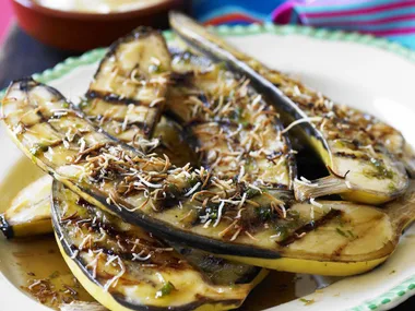 grilled bananas with COCONUT SYRUP