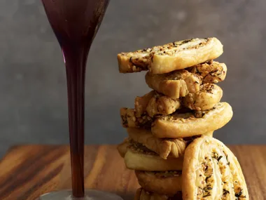 Nori, sesame and parmesan pastries