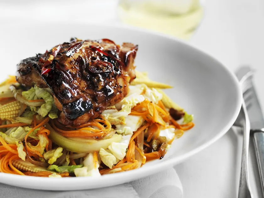 Honey and chilli soy chicken