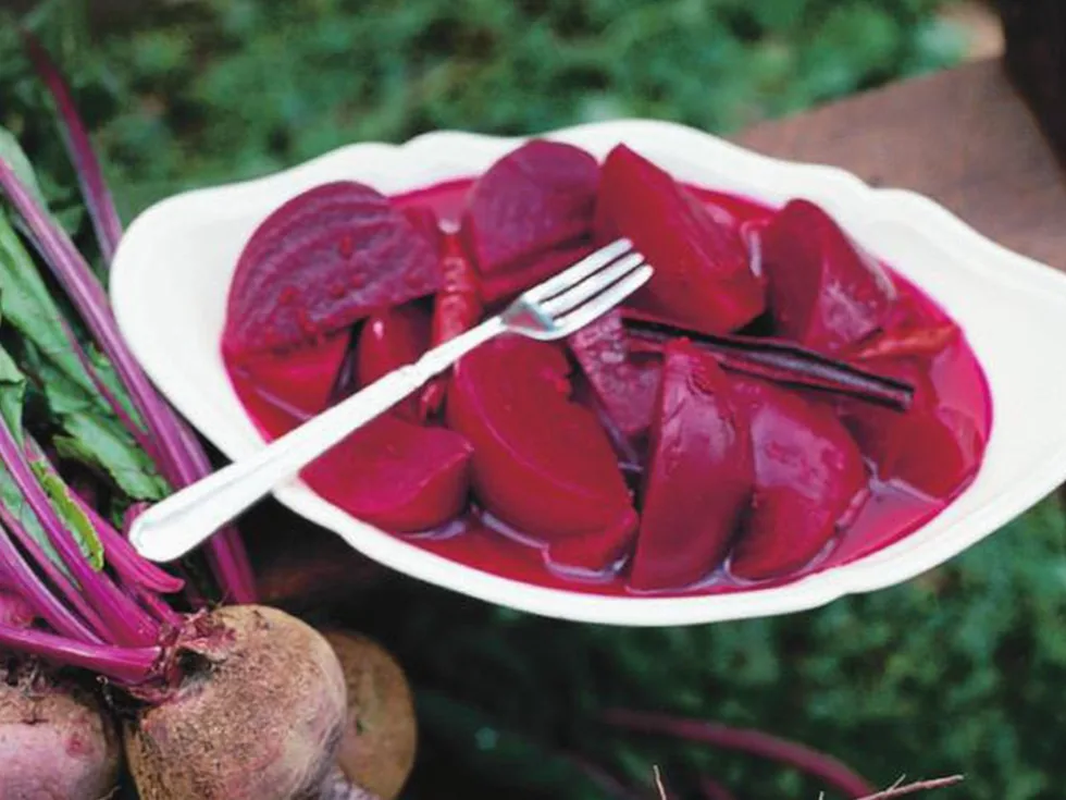 home-pickled   beetroot