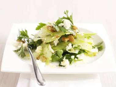 Fennel, pecan and parsley salad