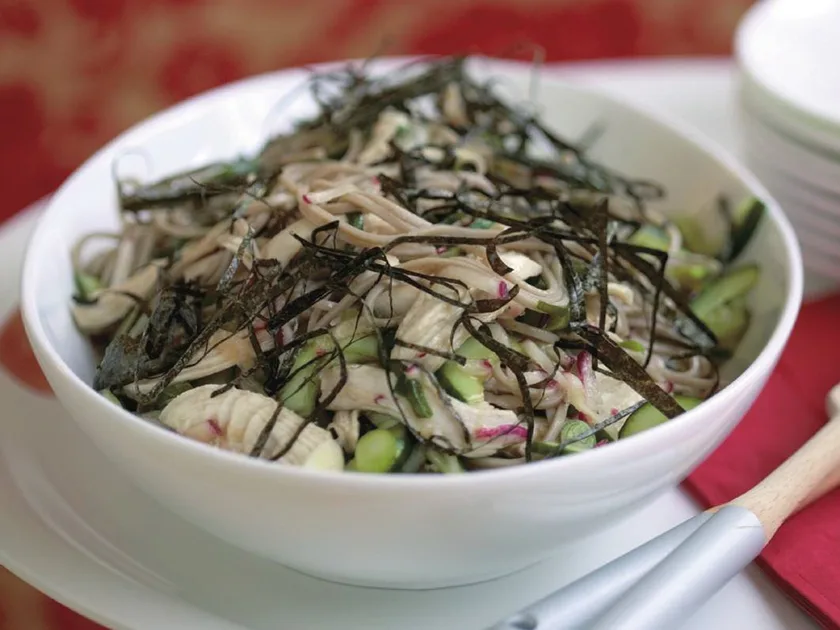 Chicken soba salad