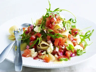 pappardelle with fresh tomato sauce