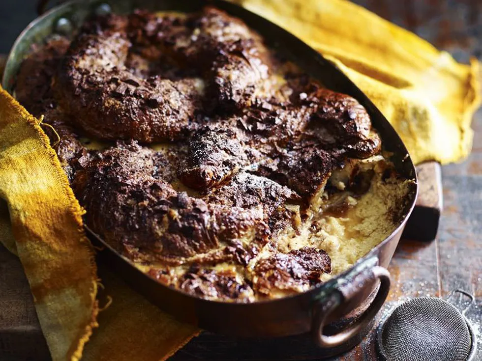CHOCOLATE&IRISHCREAM CROISSANT PUDDING