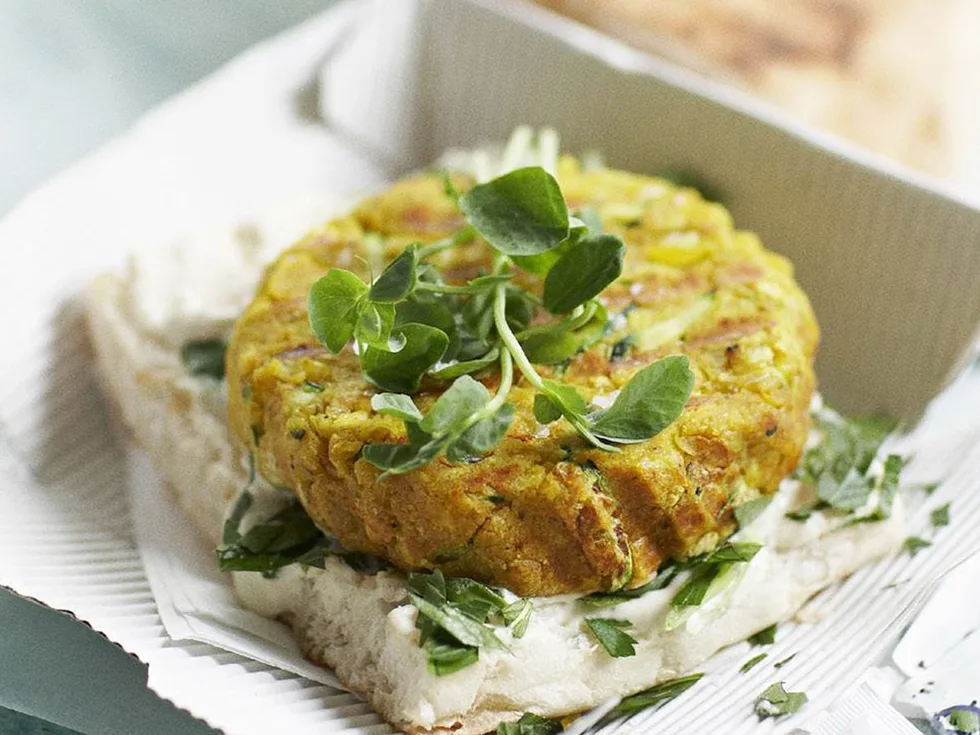 TOFU AND VEGIE BURGER