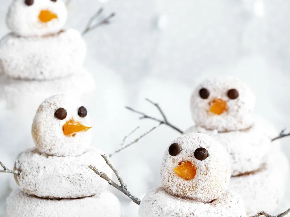 a blizzard of snowmen