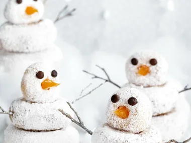 a blizzard of snowmen
