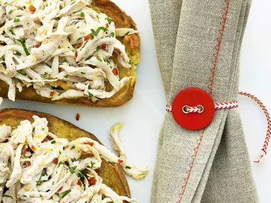 LEMON GARLIC CHICKEN ON CIABATTA