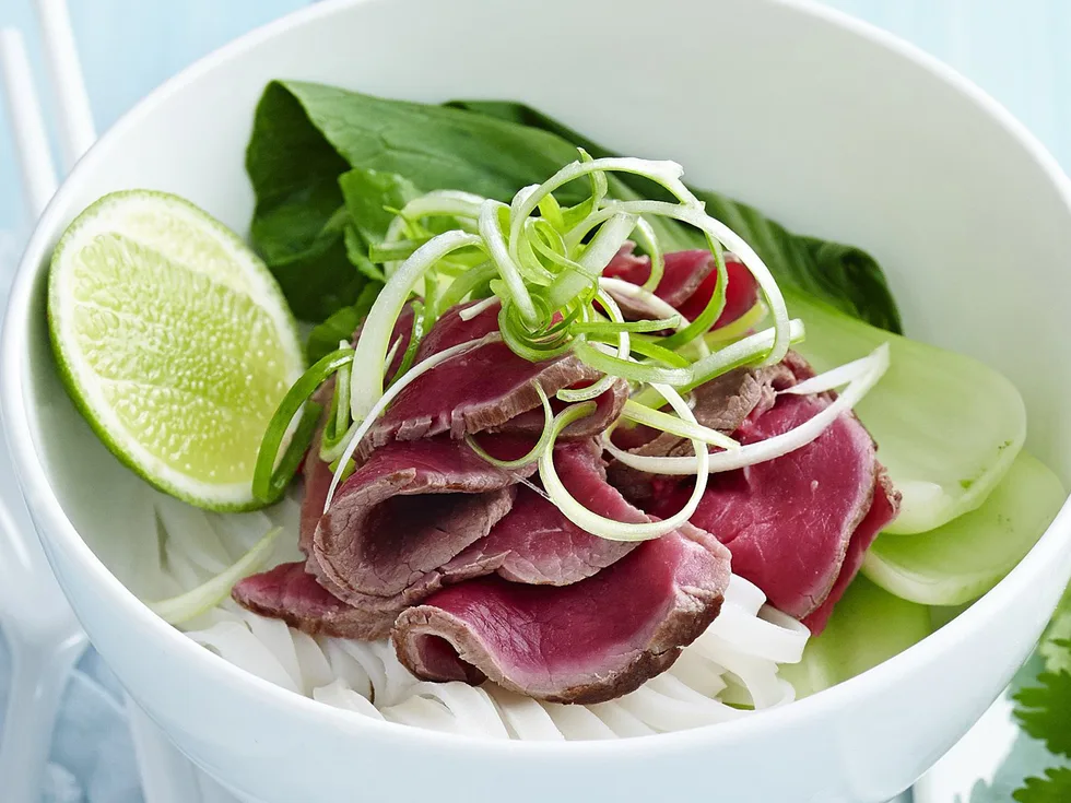asian beef and noodle soup