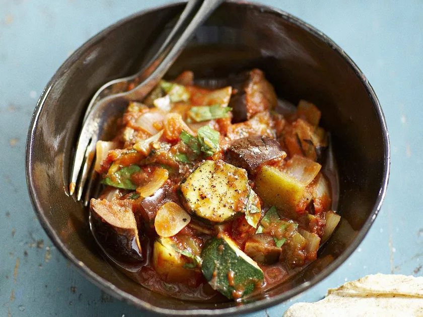 Spicy ratatouille