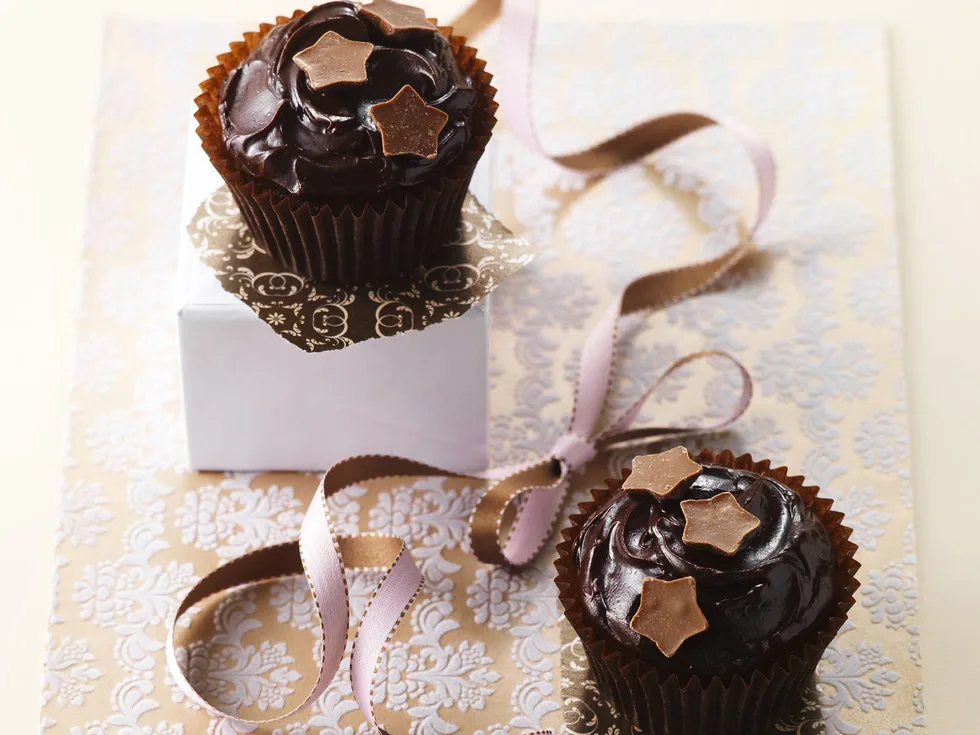 milky way star cupcakes