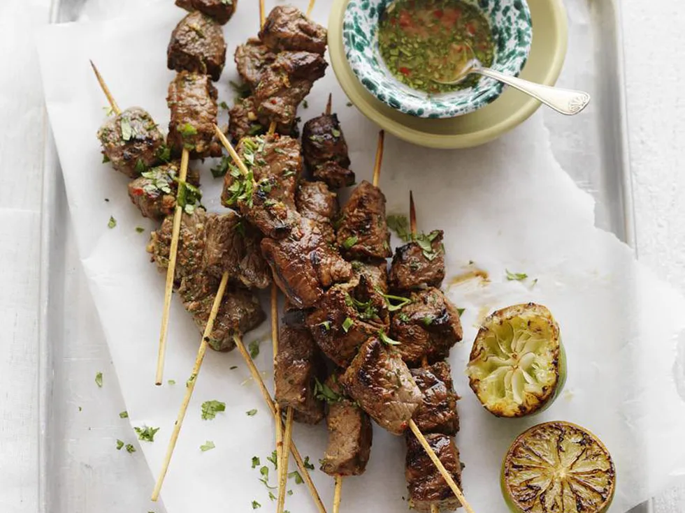 thai beef skewers